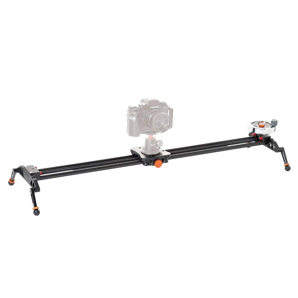 ANNSM 31.5 inch/80 CMs Flywheel Camera Slider with Belt Pulley-Driving System with Length Adjustable