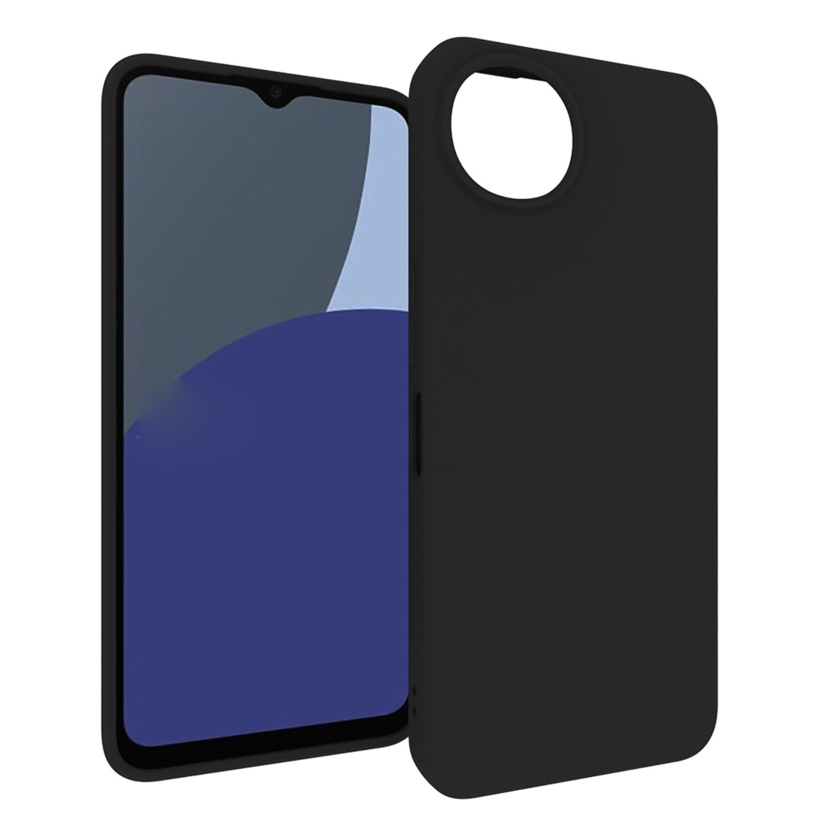 AQUOS Wish5 SH-52F 用 ケース ブラック アクオス ウィッシュ 5 対応 カバー バンパー SMPURF