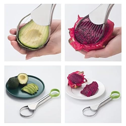 Choxila Avocado Slicer Tool - 2-in-1 Stainless Steel Avocado Cutter Slicer and Avocado Pit Remover