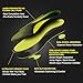Carbon Fiber Insoles for Basketball & Volleyball, High-Energy Return for Court Shoes, Jump Higher, Run Faster, Plantar Fasciitis Support & Relief (Yellow, US Men: 5-6, Women:6.5-7.5)