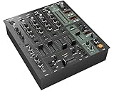 Behringer PRO MIXER DJX900USB Mezclador de DJ profesional de 5 canales con INFINIUM 'Contact-Free' VCA Crossfader, efectos digitales avanzados e interfaz USB/Audio
