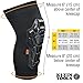 KLEIN TOOLS 60615 Knee Pad, Heavy Duty Padded Knee Sleeves, Breathable Mesh Back, Elastic Cuff with Slip-Resistant Silicone, S/M, Black