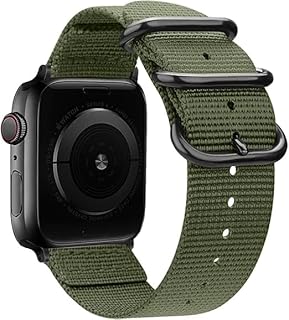 V Volt Rugged Nylon Watch Band Compatible with iWatch Series 1/2/3/4/5/6/7/8/9/10/Ultra/Ultra2 42mm 44mm 45mm 46mm 49mm, Comfortable Sport Strap for Men Women, Stylish with Metal Buckle.