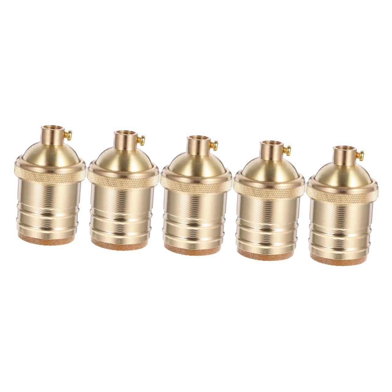 Uonlytech 5pièces Douille De Lampe Vintage Avec Bouton De Support Pour Ampoule Pour Créations Et Restauration De Lampes Anciennes