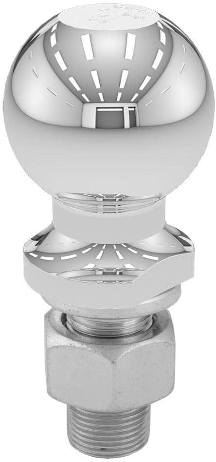 CURT 40167 Chrome Trailer Hitch Ball, 7,500 lbs, 2-5/16-Inch Diameter, 1 x 2-1/8-In Shank