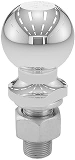CURT 40167 Chrome Trailer Hitch Ball, 7,500 lbs, 2-5/16-Inch Diameter, 1 x 2-1/8-In Shank