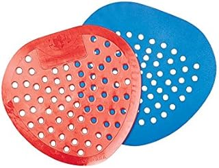 Krystal - KRY 1001 Boardwalk 1001 Urinal Screen, Cherry Fragrance, Red (Box of 12)