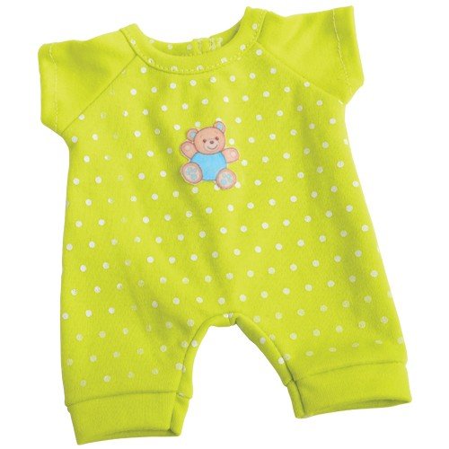 Constructive Playthings Ensemble de 4 pyjamas lavables avec fermetures pour poupées de 25,4 cm