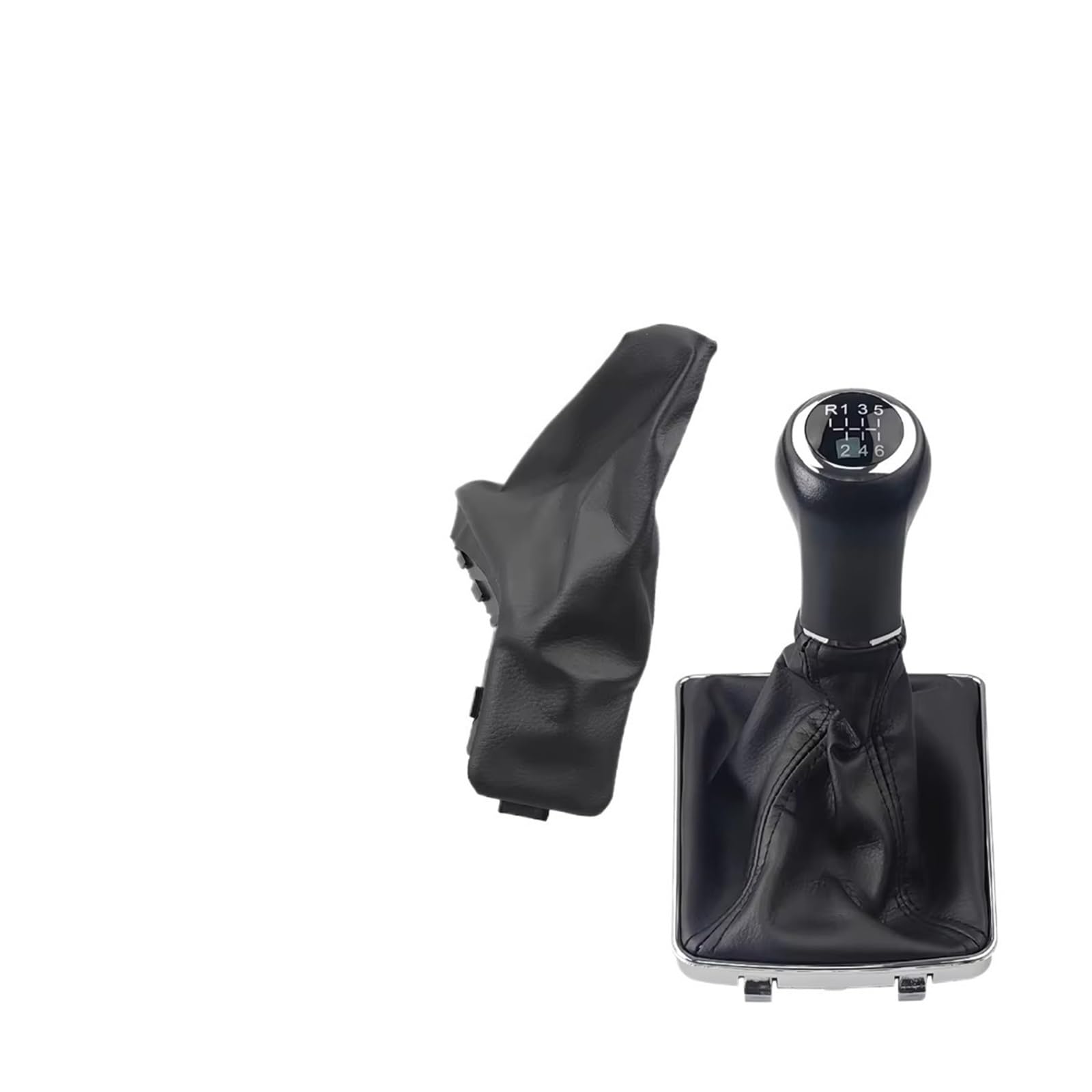 Qwqaab R6 Knob And Cover Manual Gear Knob For Opel For Astra Iii H 1.6 For Vauxhall 2004-2010 5/6 Speed Gearbox Handle Manual Gear Shift Knob(R6 Knob And Cover)
