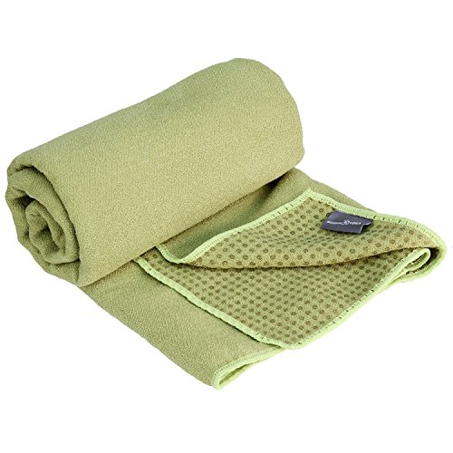 Toalha de Yoga Microfibra,com pontas de silicone, Indicada para as práticas de Hot Yoga, Asthanga e