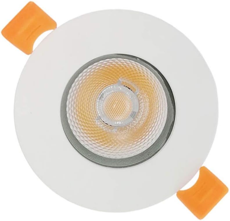 COB Recessed Ceiling Lights Dimmable CRI90 IP40 Waterproof LED Spotlights for Bathroom Kitchen 75mm/2.95inches Hole Pitch AC100-277V Recessed Downlight High Brightness (Color : 2700k_12W)