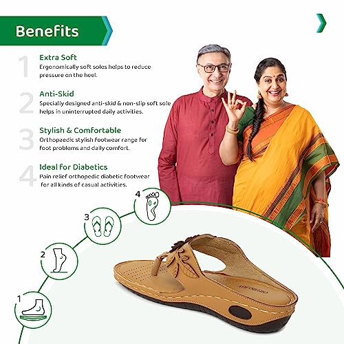 Image of ORTHO JOY doctor Slipper for women || Orthopedic Fashionable Women Slipper