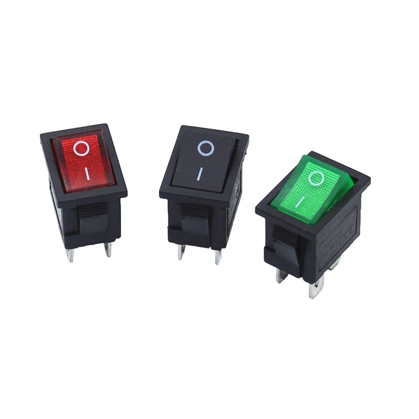 Para coches y barcos el interruptor basculante KCD1 con 4 pines y LED