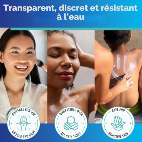 ScarAway Lot de 6 arcs de cicatrices en silicone transparent - Blanc – vue 5