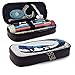 Produktbild Federmäppchen Inazuma Eleven Pencil Case PU-Federmäppchen Taschenbeutelhalter Schreibwaren Kosmetisches Make-up Doppelte Reißverschlusstasche für Mittel- / Junior- / Grund- / Schüler-3LW