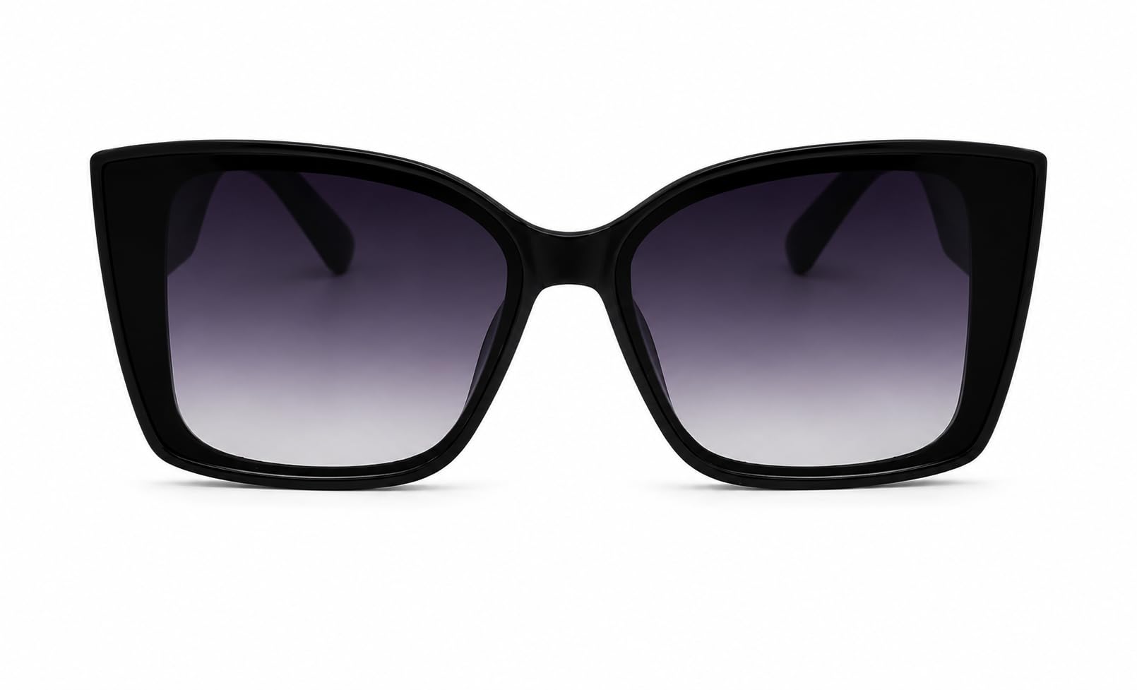 Cat Eye Sunglasses with Frame and Gradient Lenses-image-27