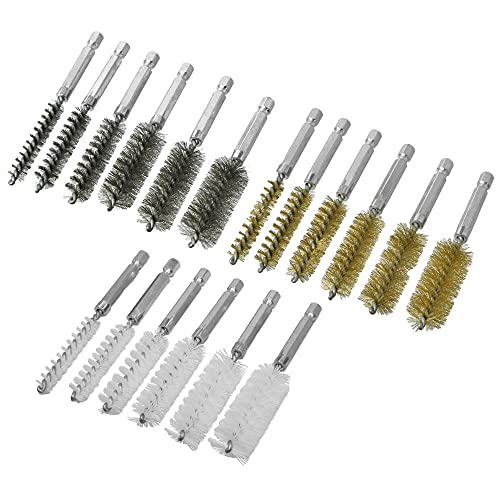 Amazon.co.jp: AP 1/4HEX ワイヤーブラシセット （18本組