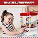 Bundaloo Claw Machine Arcade Game with Sound, Cool Fun Mini Candy Grabber Prize Dispenser Vending Toy for Kids, Boys & Girls (W/Flashing Lights)