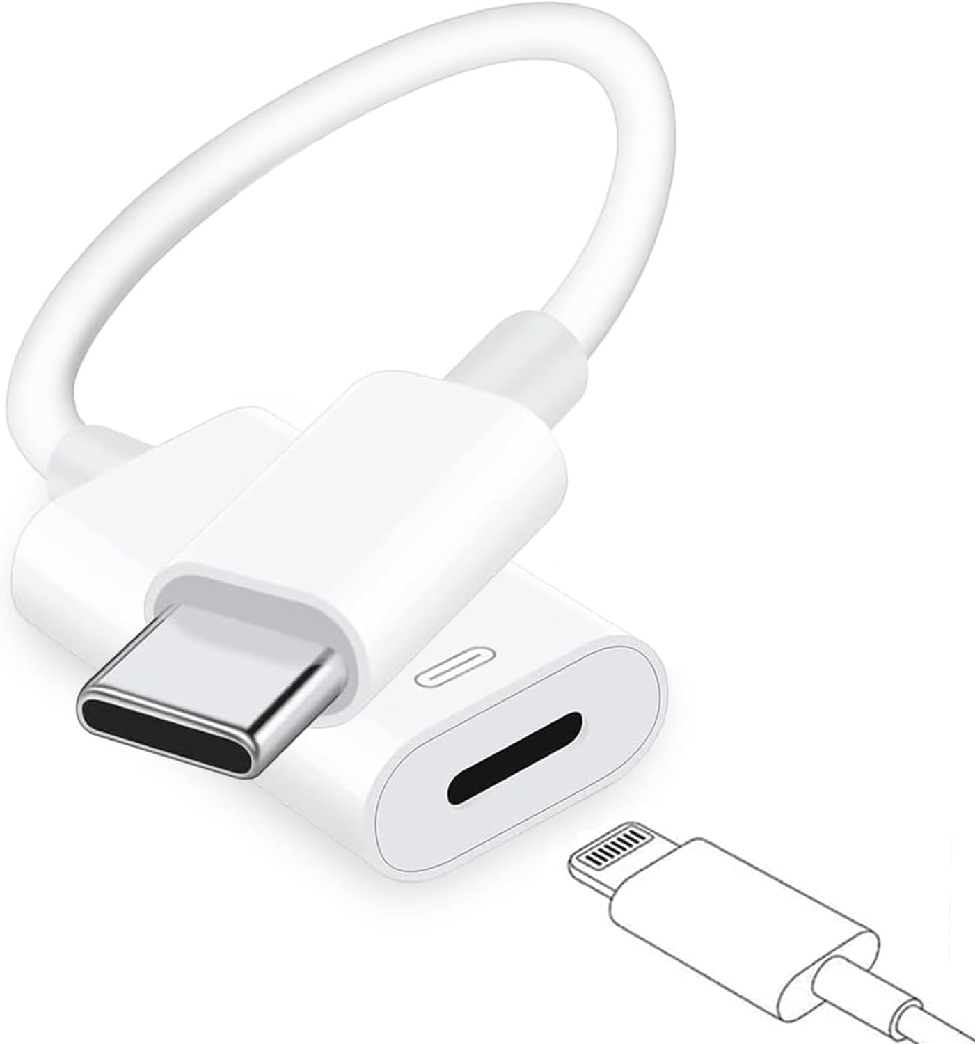 USB C to Audio Adapter for Pro Max 15 Plus Air Type Male Female Headphone Converter Transmission Not Support Charging Data Transfer