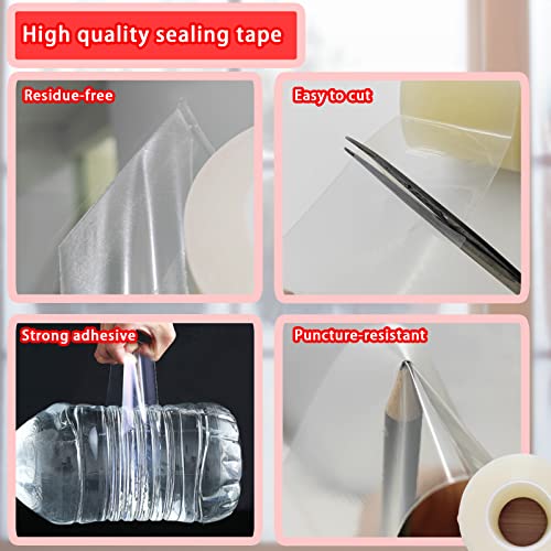 Image of Window Sealing Tape, AC Insulation Tape, 2 inch x Total165yds(495 FT) | Waterproof Blocker for Cold Heat Air, Windproof, No Residue Strong Adhesive