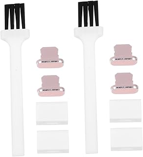 PartyKindom 2 Conjuntos De Plugues De Poeira Para Celular Iphonee X Iiphone Acessórios Para Capa De Telefone Plugue Protetor De Porta De Carregamento Para Telefone Protetores Anti-Tampa De