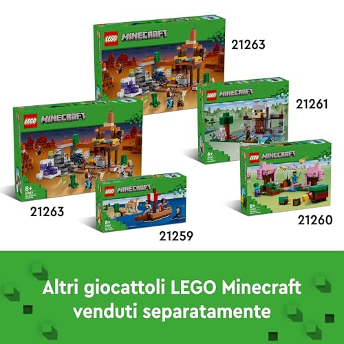 Minecraft L’Enderdrago e la Nave dell’End, Giocattolo - Set da Gioco e da Esposizione con Barca, Drago e 3 Figure tra cui un Enderman - Regalo per Gamer, Bambini e Bambine da 8 Anni in su - 21264 - Lego - Immagine 6