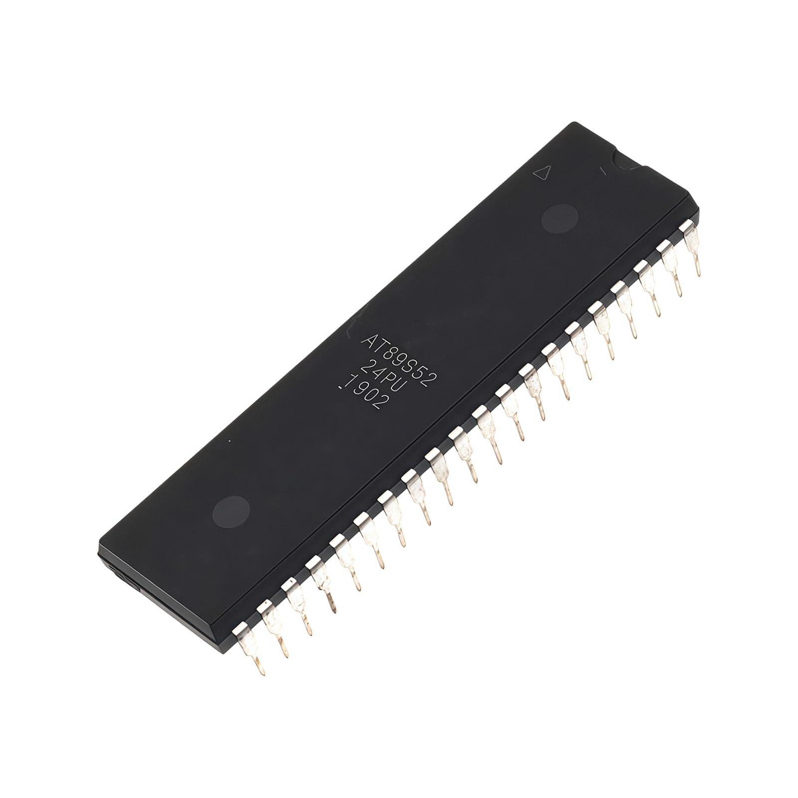 Fgdtree At89s52 24Pu At89c52 24Mhz Microcontroller In Dip40 Package For Electronics Projects Circuit Board Component