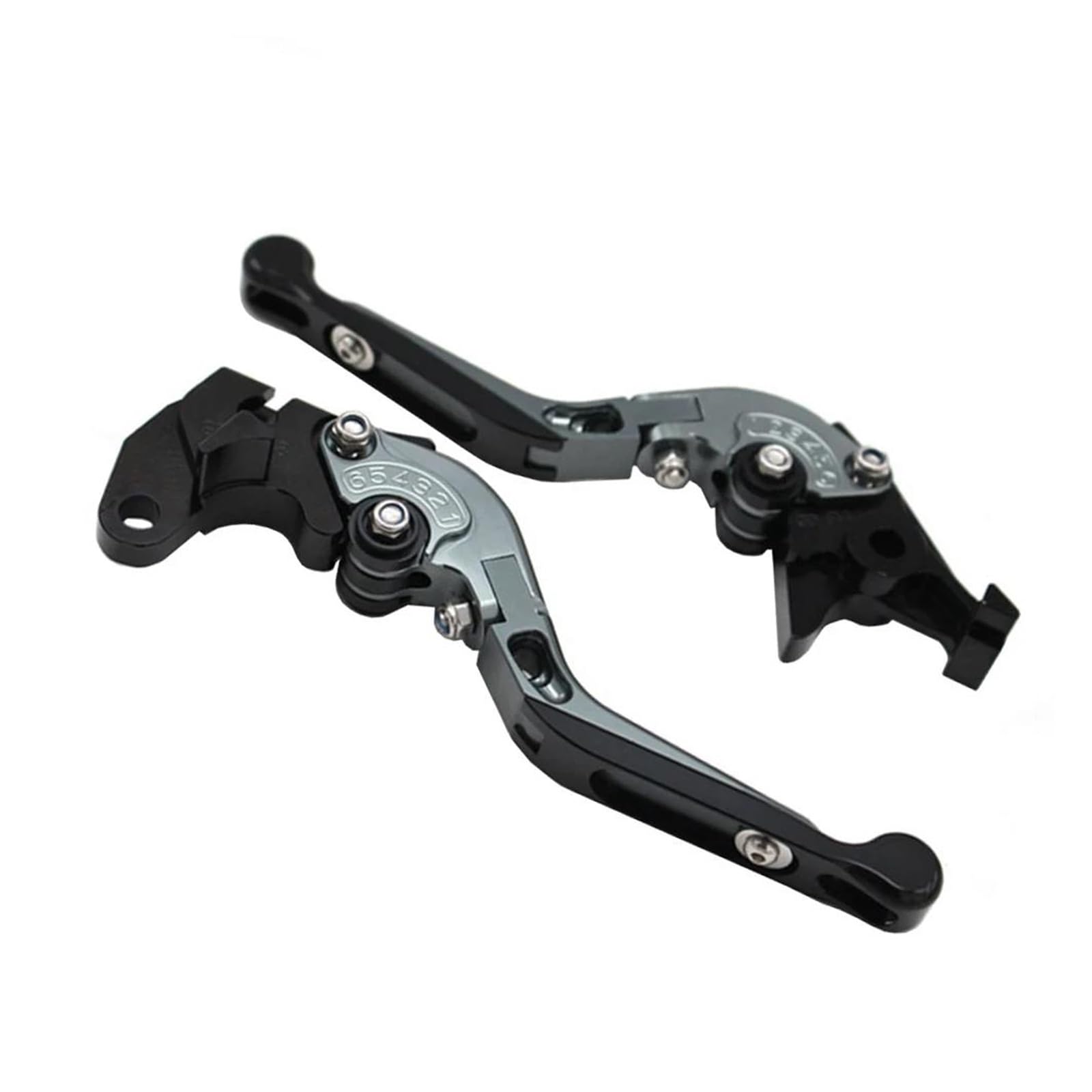 USQBUZHHK Brake Clutch Lever Motorcycle Brake Clutch Levers Handle Bar Grips for Xmax X-MAX400 Xmax 250 XMAX300 XMAX125 2025 Adjustable Folding Extendable(F)