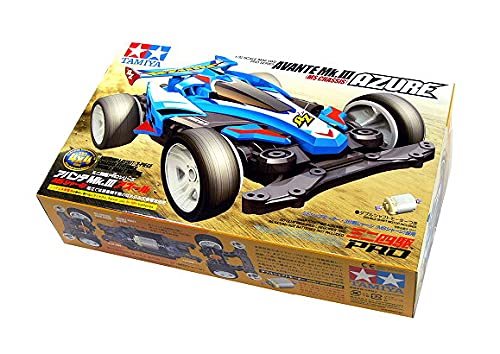 Model Number: 18626 Tamiya Model Mini 4WD Racing Car PRO 1/32 AVANTE Mk.III AZURE MS 18626 AA034