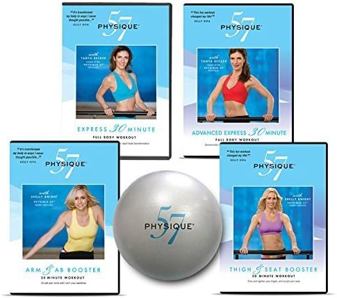 Physique 57 Get Fit Fast 4 DVD Amazon Exclusive Workout Kit