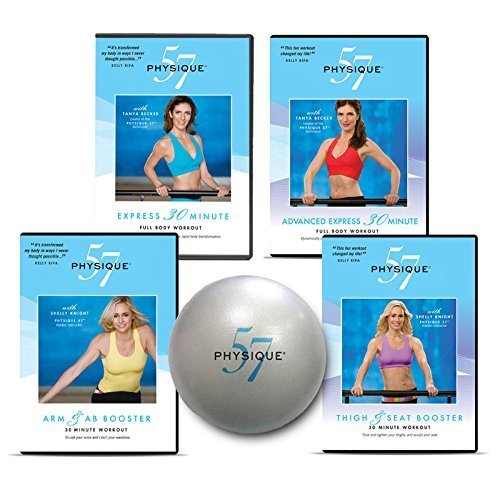 Physique 57 Get Fit Fast 4 DVD Amazon Exclusive Workout Kit Physique 57 Get Fit Fast 4 DVD Amazon Exclusive Workout Kit