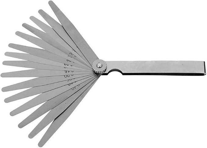Calibrador métrico 0.02-1mm conjunto 17 piezas miniatura 3