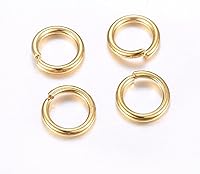 Vista 12 de 100 Piezas - Anillos de Enganche de Acero Inoxidable 304 - 7mm - Calibre 18 (1mm de Grosor)