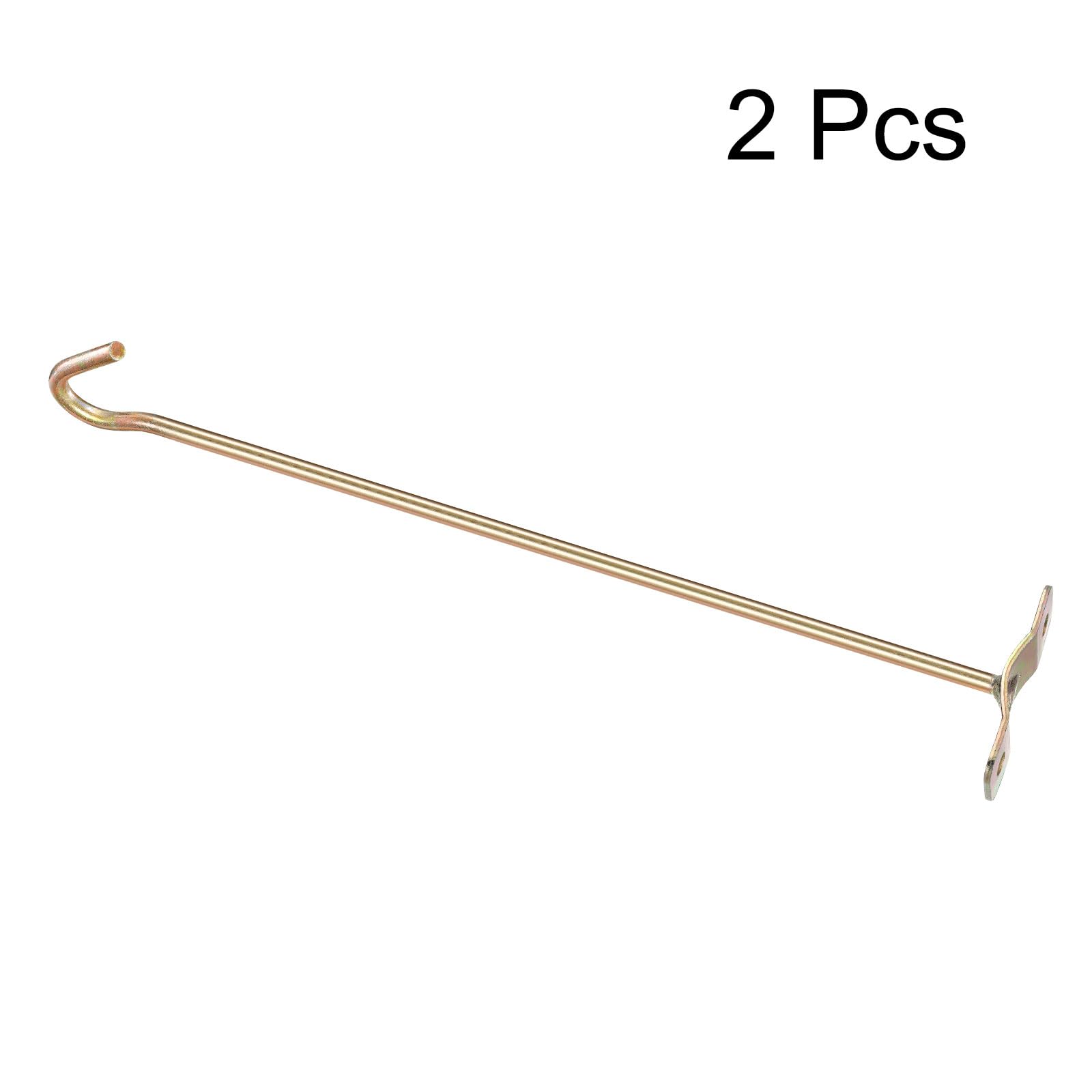 sourcing map Ganci da soffitto, 2 ganci lunghi da 50,8 cm con montaggio a vite, per appendere vasi per piante, ventilatori, luci, lanterne