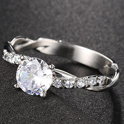 Jude Jewelers Stainless Steel 2.0 Carat Simulated Diamond Wedding Engagement Solitaire Style Proposal Ring2