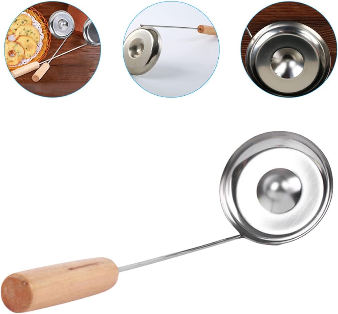 Angoily Maker embudo de timbale para freír de acero inoxidable con