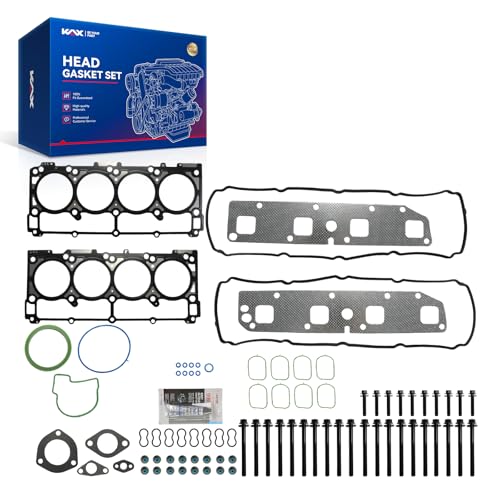 KAX Head Gasket Set Compatible with Dodge Ram 1500 2500 3500 2003-2008 for Chrysler 300 Magnum Grand Cherokee 2005-2008 Jeep Commander Charger Durango Aspen 5.7L Head Gasket Kit OE# HS26284PT