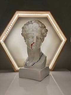 David Statue, Greece Bust, David"Anarchy", Pop Art Sculpture, David Bust Statue, Male Bust Sculpture, Large Greece Statue, Sculpture Decor