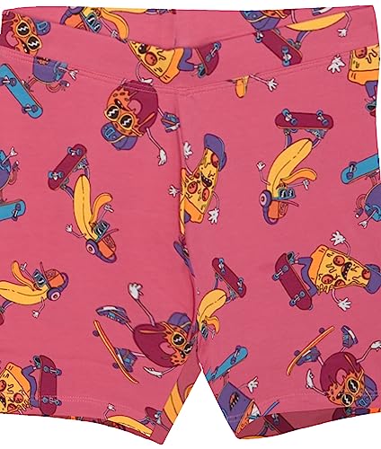 Amazon Essentials Girls' Bike Shorts (Previously Spotted Zebra), Pack Of 5, Camo/Skater, Medium #TOP4