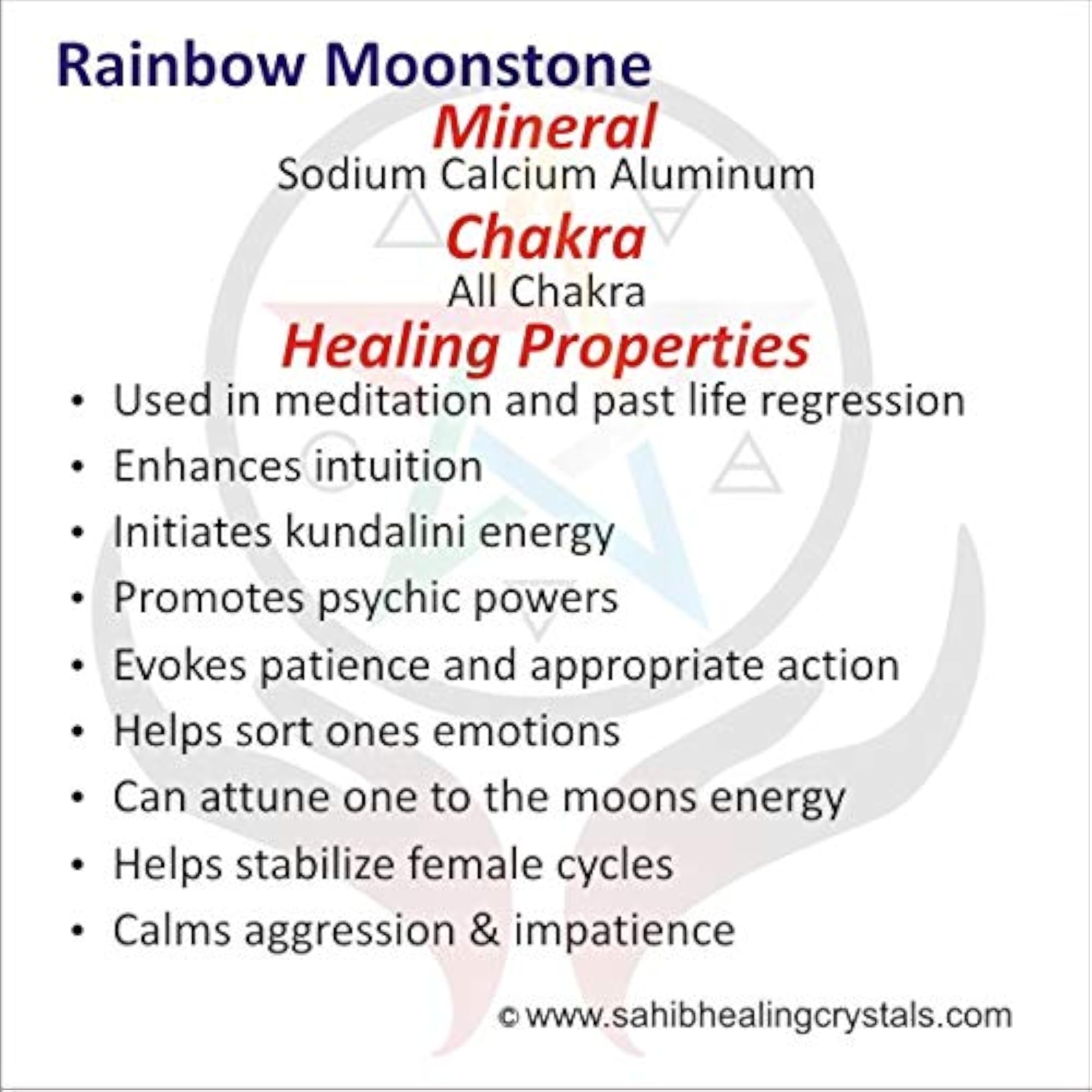 Rainbow Moonstone Healing Crystal Sphere, 60-65 mm