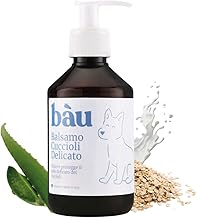 Bau Gentle Dog Balm - Detangling Conditioner for Puppies with Aloe Vera, Oats, Macadamia Oil and Panthenol - Moisturizing and Nourishing for Soft Hair and Sensitive Puppy Skin