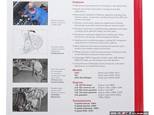 Bentley Vj10 Service Manual Compatible With Volkswagen Jetta (A5) (2005-2010) #TOP3