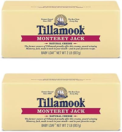 Pack of 2 Tillamook Monterey Jack Cheese 2 lb Loaves