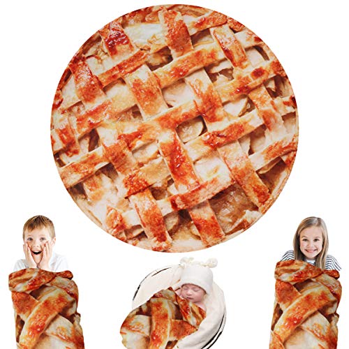 Lhedon Burritos Blanket Kids 60 Inch Tortilla Wrap Blanket,Realistic Food Flannel Dog Blanket Towel,Gift