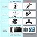 IPad Tripod Mount Adapter 360 Degree Rotatable Universal Tablet Clamp Holder for iPad Pro 12.9 11 10.5, iPad Air Mini, Surface Tab, Galaxy Tab and 3.5 to 13.5in Phone Tablet, for Tripod, Monopod