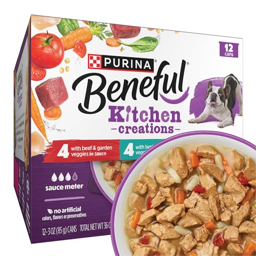 Purina Beneful Wet Dog Food Variety Pack, Medleys Tuscan, Romana & Mediterranean Style - (2 Packs of 12) 3 oz. Cans