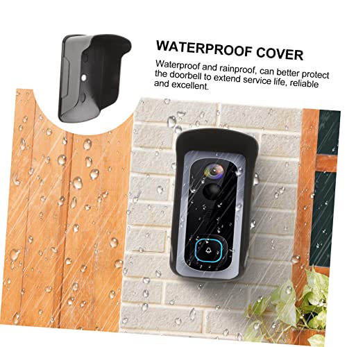 SEWOART Capa de campainha sem fio para porta de campainha, capa de campainha, capa de metal à prova