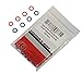 (100 Pack) Soft Stitch Ring Markers, Red & Blue (Small Size for Needle Sizes 0-8, for Knitting/Crochet/etc)