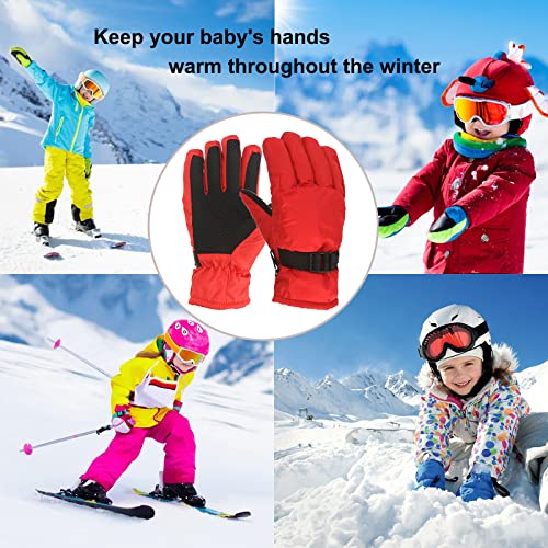 Luvas de neve tamanho para meninas ao ar livre de inverno M/G crianças patinação snowboard esqui à p