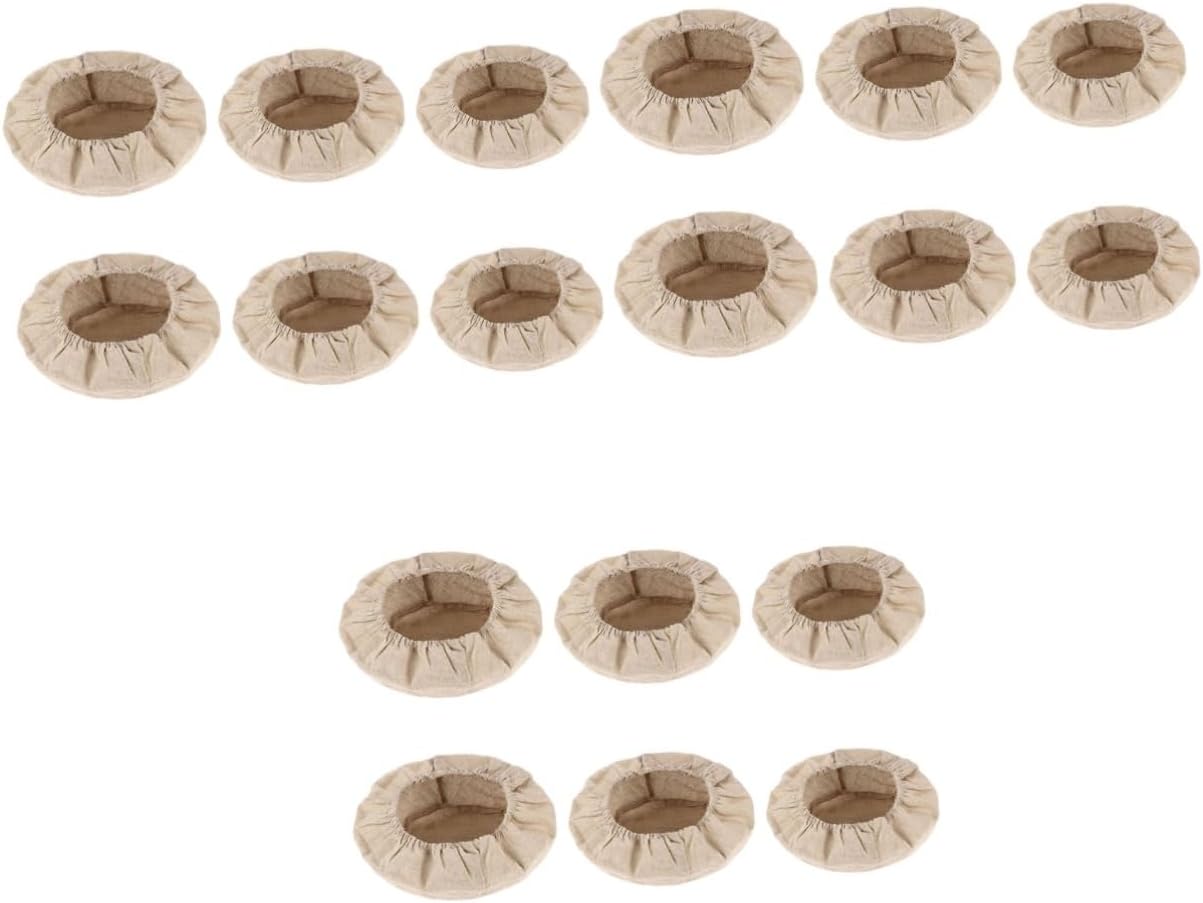 Cabilock 18pcs Non-stick Bread Basket Covers Liners for Home Baking Proofing and Fresh Keeping Kitchen and Bakery